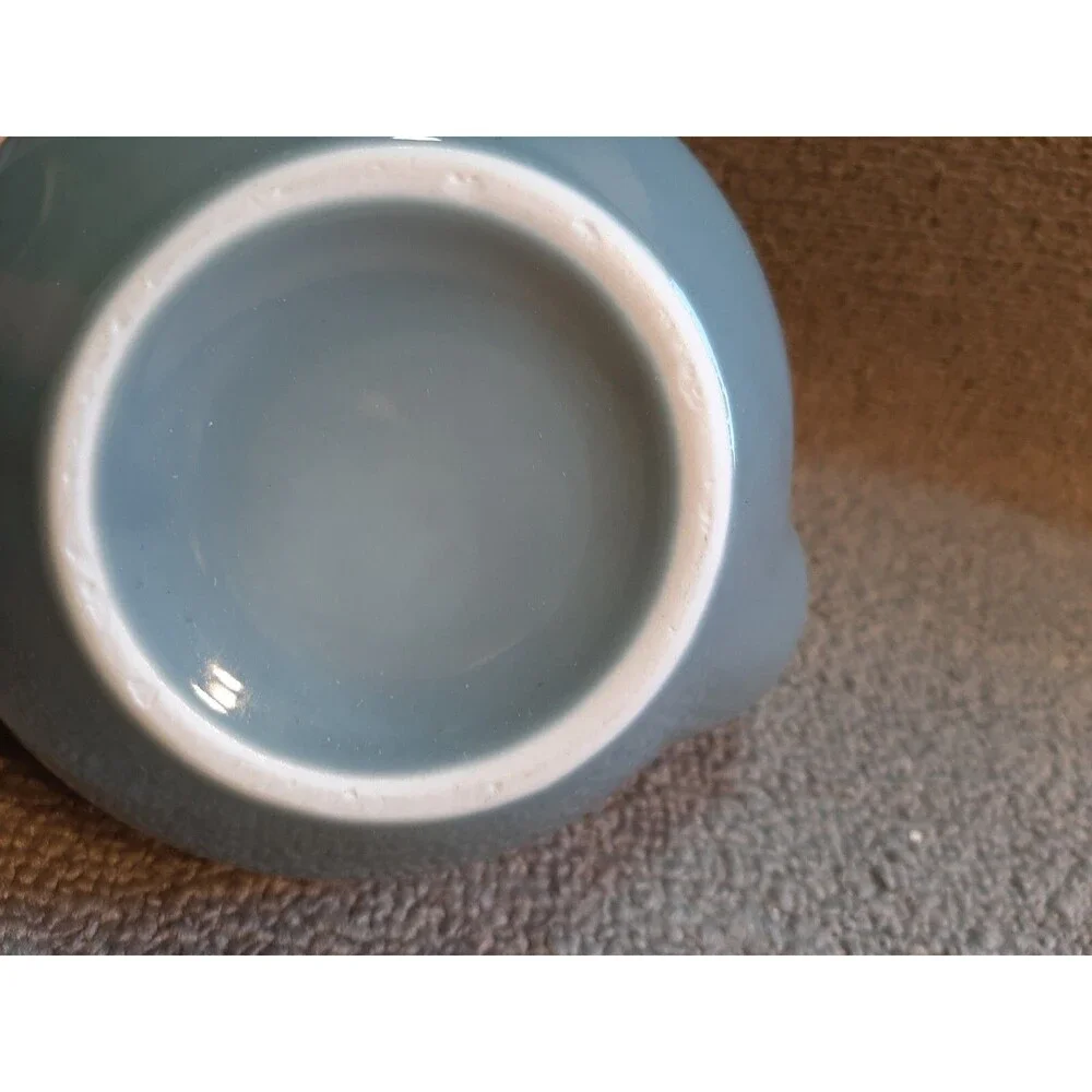 Tea Pot oriental Blue Floral 5